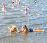 flacher Sandstrand fr Kinder